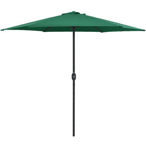 vidaXL Vrtni suncobran s aluminijskom &scaron;ipkom 270 x 246 cm zeleni Cijene