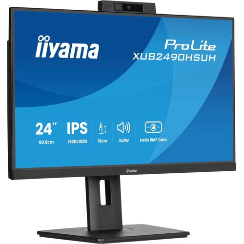 Iiyama 60.5cm (23.8&ldquo;) XUB2490HSUH-B2 16:9 HDMI+DP WebCam Cijene