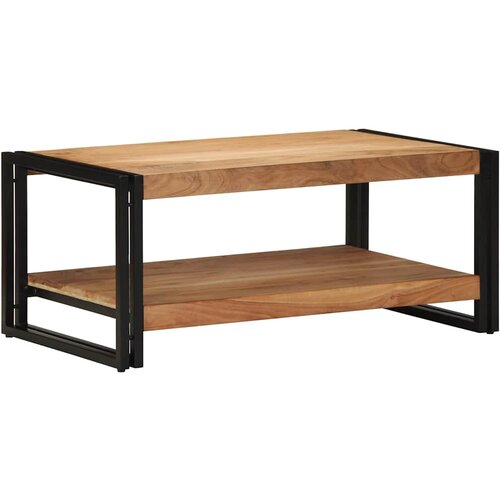 VidaXL Stol za kavu 90x50x38 cm puno drvo bagrem Slike