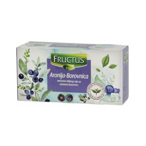 Fructus aronija, borovnica čaj 50g kutija Cene