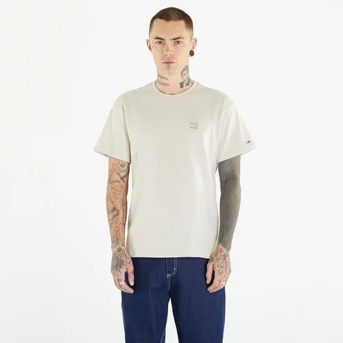Tommy Hilfiger Tommy Jeans Relaxed Badge Short Sleeve Tee Beige