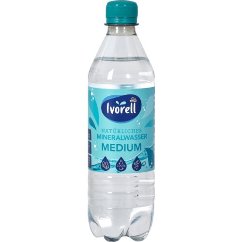 Ivorell Gazirana prirodna mineralna voda, Medium 500 ml Slike