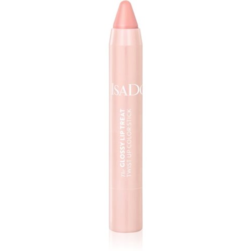 IsaDora Glossy Lip Treat Twist Up Color vlažilna &amp;scaron;minka odtenek 00 Clear Nude 3,3 g Slike