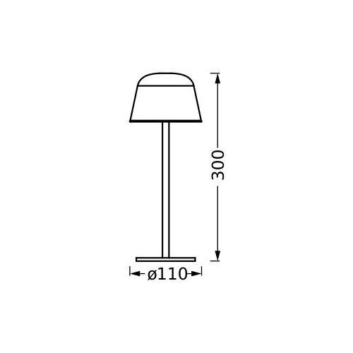 Ledvance LED prigu&amp;scaron;iva spolja&amp;scaron;nja punjiva lampa TABLE LED/2,5W/5V IP54 crna Slike
