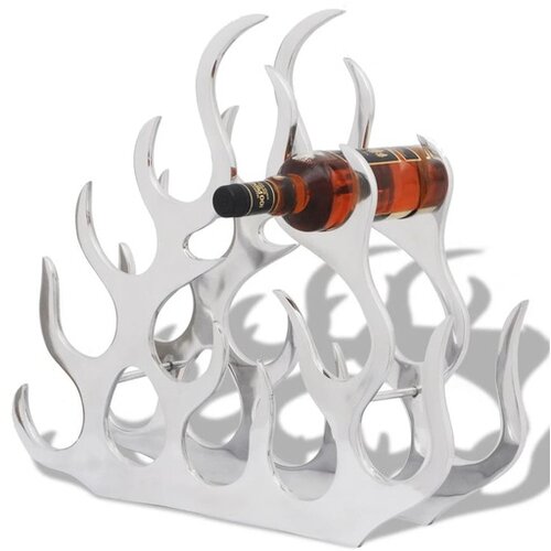  Stalak za Vino za 11 Boca Srebrni Aluminijski Cijene