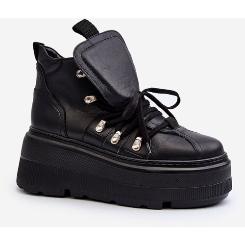 Zazoo 3416 Leather Women&amp;#039;s Sports Shoes Black Slike