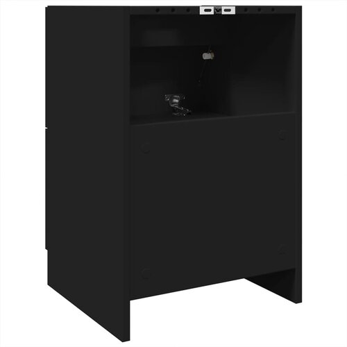  za umivaonik crni 40 x 37 x 59 cm od konstruiranog drva Slike