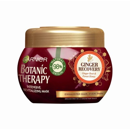Garnier botanic therapy honey ginger maska za intenzivnu revitalizaciju iscrpljene, tanke kose 300 ml Slike