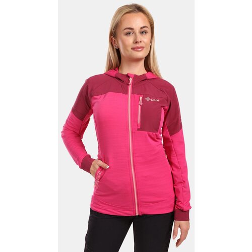 Kilpi Women's Stretch Hooded Sweatshirt MEMPHIS-W Pink Cene