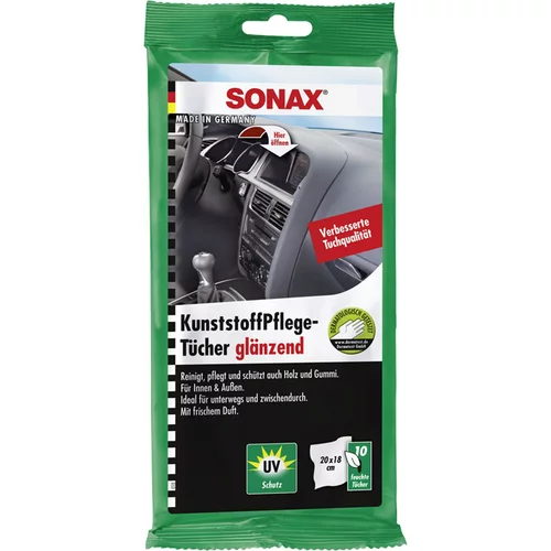 Sonax vlažne maramice za čišćenje unutrašnjosti automobila (sadržaj: 10 kom)