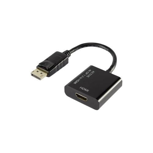 Renkforce DisplayPort / HDMI adapter [1x DisplayPort utikač - 1x HDMI-utičnica] crni, pozlaćeni kontakti Cijene