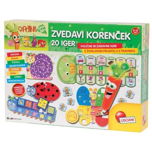 Lisciani družabna igra Zvedavi korenček 55289 Slike
