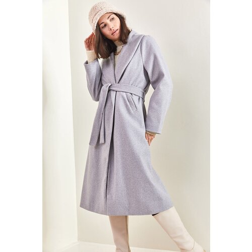 Bianco Lucci Women's Belted Cashew Coat 2173 Slike