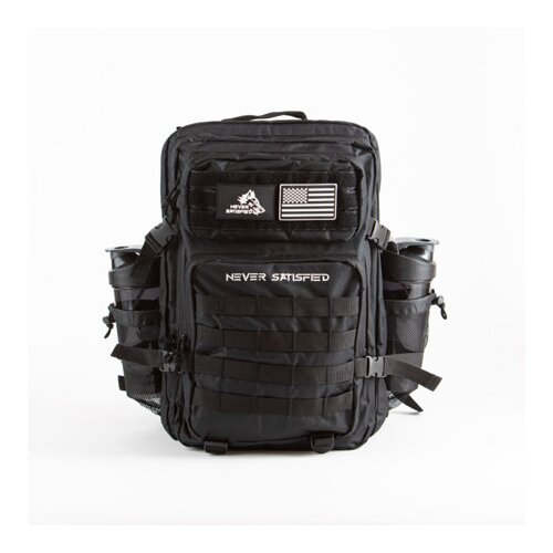 Never Satisfied Tactical Backpack, Black, (20702026) Cene