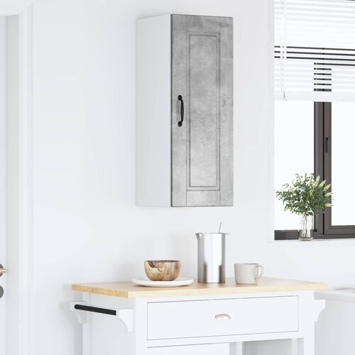  Ormar za Zid Betonski sivi 30 x 31 x 80 cm Konstruirano drvo Slike