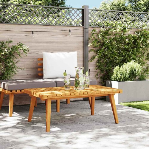  Vrtni stolić za kavu 90 x 55 x 35 cm masivno bagremovo drvo Cijene