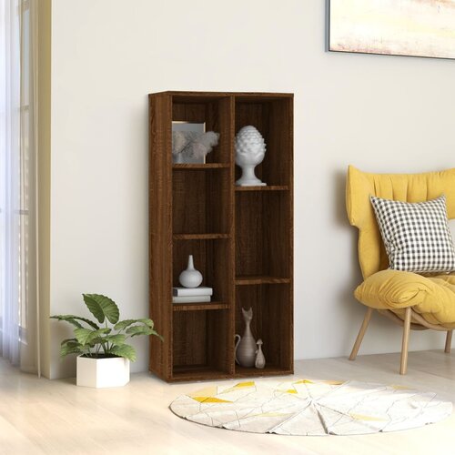The Living Store Knjižna omara rjavi hrast 50x25x106 cm - Knjižna Omara, (21437029) Cene