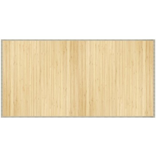  Tepih pravokutni svijetli prirodni 100 x 200 cm od bambusa Slike