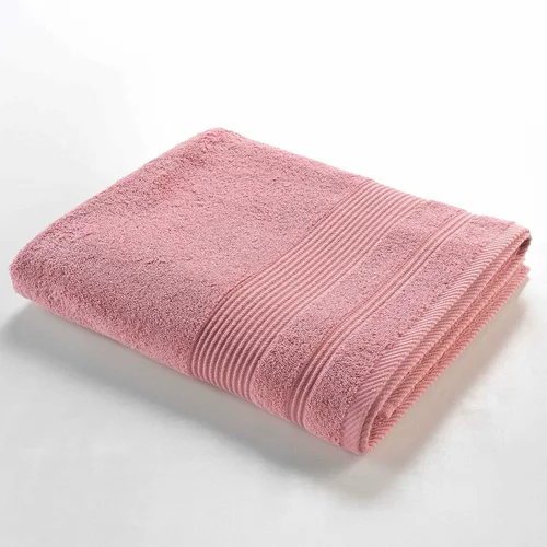 Douceur d intérieur Ružičasti pamučni ručnik od frotira 90x150 cm Tendresse –