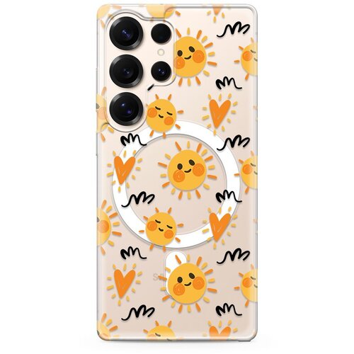  maska silikonska PRINT MagSafe za Samsung S938B Galaxy S25 Ultra 5G/ sun Slike