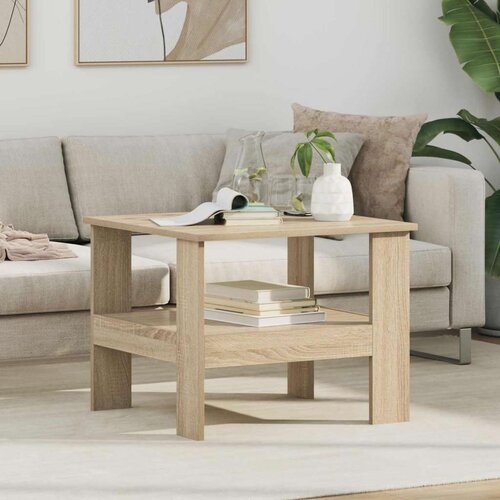  Klubska miza Sonoma hrast 57 x 55 x 45 cm Konstruiran les, (5000120271) Cene