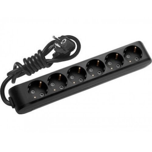 Panasonic Priklj.prenosna &scaron;estostruka 6Mx2m 3x1,5mm2 16A 250V WLTB0462-2BL EU4 X-tendia crna Cene
