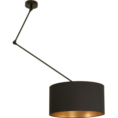 Podesivi LED luster na &scaron;tapu GORTA 1xE27/60W/230V crna/zlatna Cene