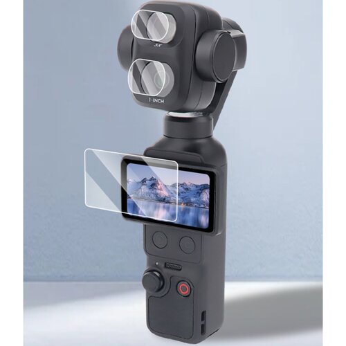 INF Kaljeno steklo zaslona in leče Pocket 4 Pro, HD oleofobno, (5000339331) Slike
