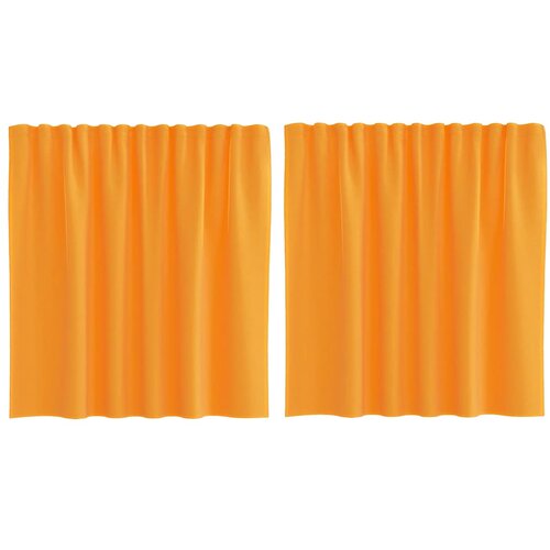 vidaXL Voile zavese z žepi za palice 2 kosa oranžne, (5000297245) Cene