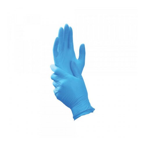 Nitril rukavice bez pudera L 1/100 crne ( C514 ) Slike