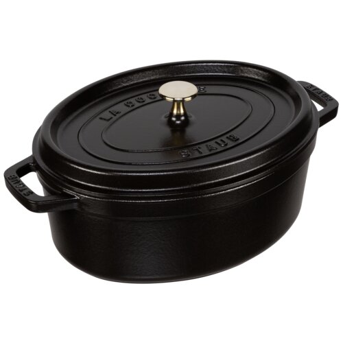 Staub Oval Cocotte, 29cm cast iron, black Cijene