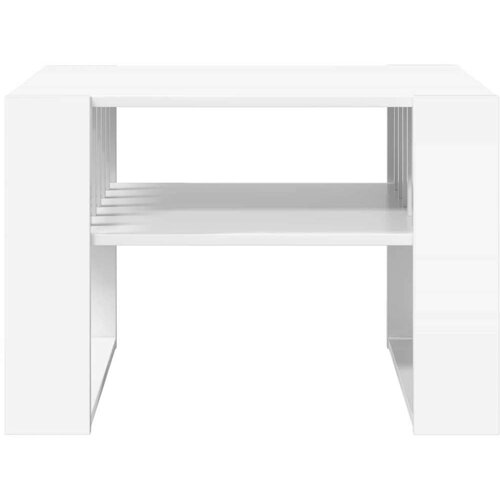  Stolić za kavu Bijelo 66 x 49 5 x 45 cm Konstruirano drvo Slike