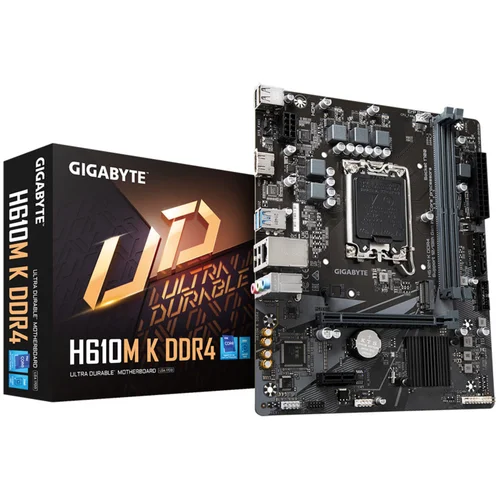 Gigabyte MB [H610M K DDR4 G10]LGA1700; 2xDDR4; M.2; 2xSATA;6xUSB; HDMI; mATX