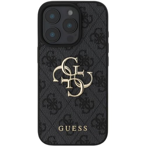 Guess Ohi&amp;scaron;je za iPhone 16 Pro Max z monogramom in logotipom 4G v kovini, Temno siva, (21731059) Slike