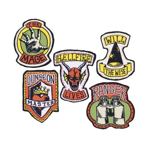 Fanattik Stranger Things - Set of Five Fabric Patches ( 078147 ) Slike