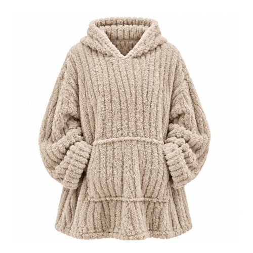 DEKOR DOM pončo sherpa - beige ( 025870 ) Slike