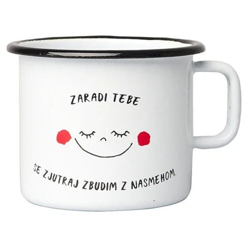 Cuckoo Cups EMAJLIRAN LONČEK &amp;lsquo;JUTRANJI NASMEH&amp;rsquo; Slike