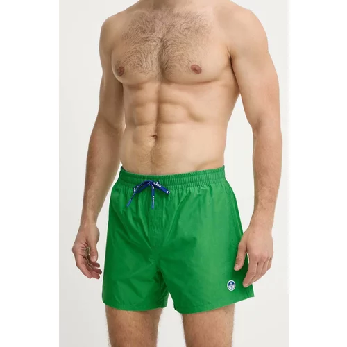 North Sails Kratke hlače za kupanje boja: zelena, 673711