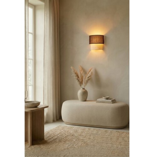 Brilagi led zidna svetiljka boho eco 1xE27/10W/230V braon/krem Slike