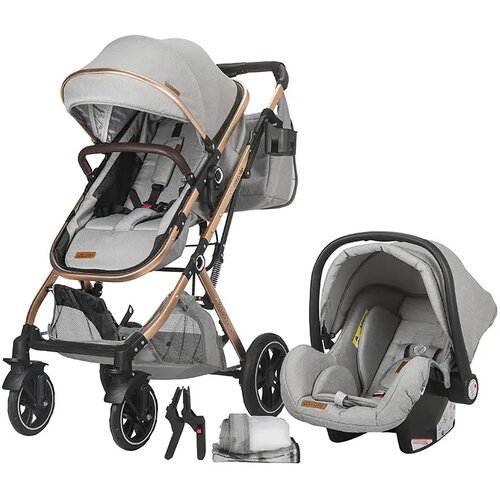 Coccolle Otroški voziček Ravello 3 in 1 travel system Moonlit grey Cene