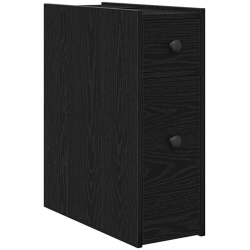  Set namje&amp;scaron;taja za kupaonicu Zidne Crni hrast 80 x 18 x 60 cm Slike