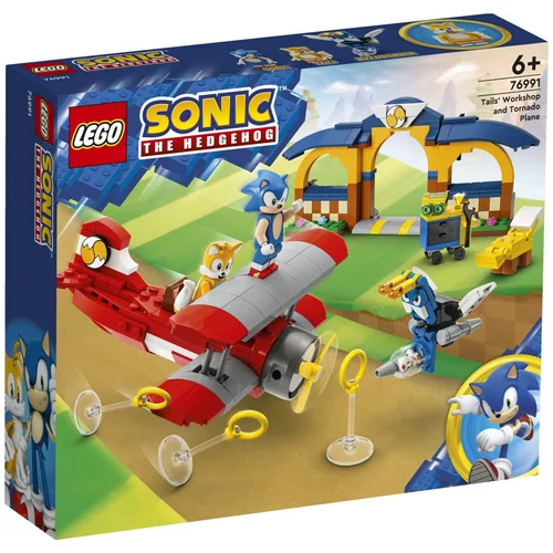 Lego Sonic the Hedgehog™ 76991 Tailsova radionica i avion-tornado