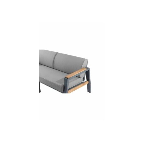 Hanah home Ba&amp;scaron;tenske garniture Leo 3+1+1+2 Grey Slike