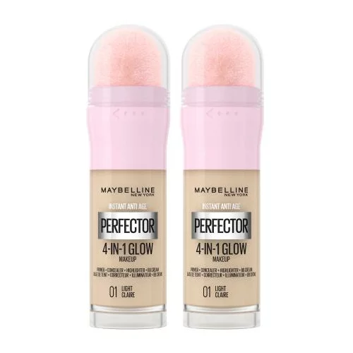 Maybelline Instant Anti-Age Perfector 4-In-1 Glow Set 2x puder 20 ml Nijansa 01 Light