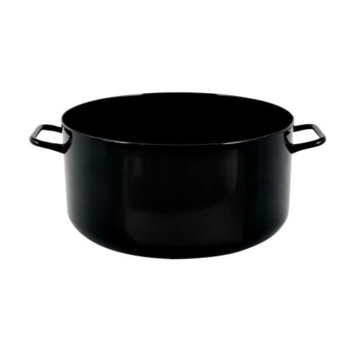 Metalac &amp;Scaron;erpa duboka MASIV 30cm 10,5L crna Slike