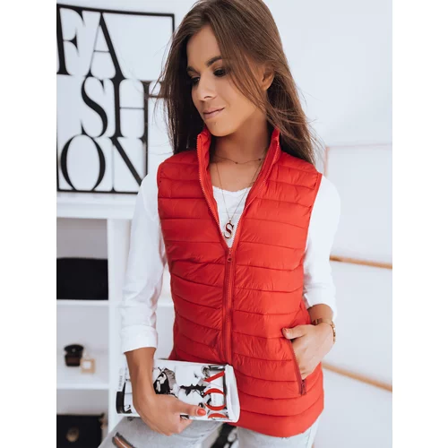 DStreet ROSILA women's vest red TY2578z