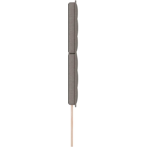  Uzglavlje Sivo-smeđa 144 cm tkanina Slike