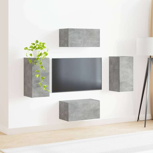  2 pcs Betonski sivi Slike
