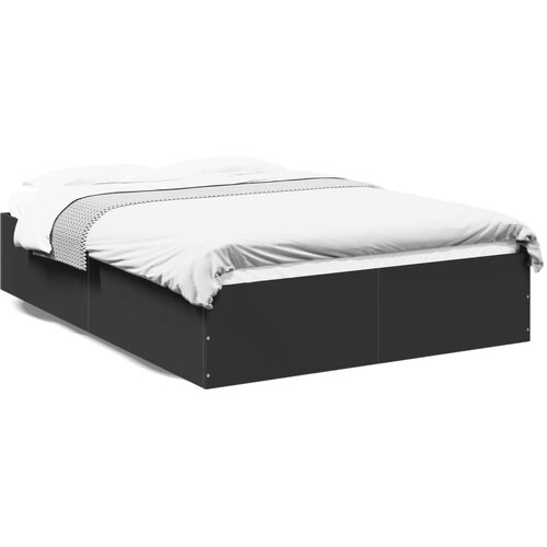  Okvir za krevet crni 120x190 cm konstruirano drvo Slike