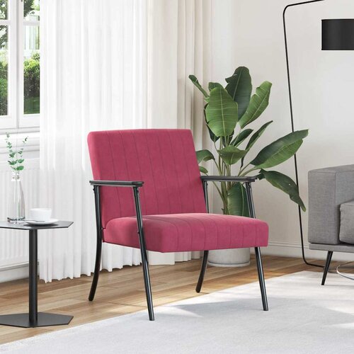vidaXL fotelja Vinska crvena 59 x 75 x 78 cm Bar&scaron;un Cijene